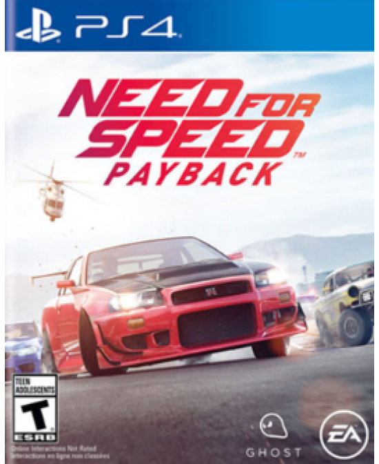 NEED FOR SPEED PAYBACK PS4