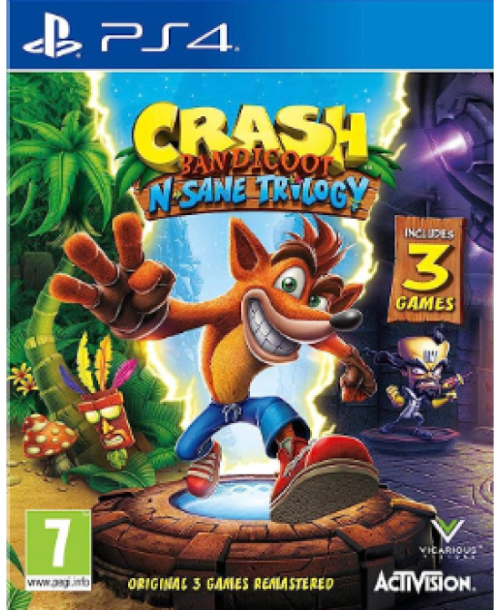 CRASH BANDICOOT N SANE TRILOGY PS4